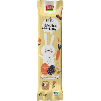 Rosengarten Weißer-Lolly Hase, 15 gr Stück