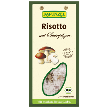 Rapunzel Risotto mit Steinpilzen, 250 gr Packung