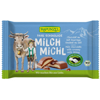 Rapunzel Milch Michl Schokolade HIH, 100 gr Stück