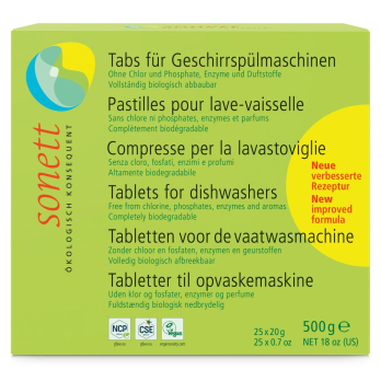 Sonett Spülmaschinen-Tabs, 0,5 kg Packung