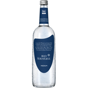 BioKristall Bio-Mineralwasser medium, 0,75 ltr Fla