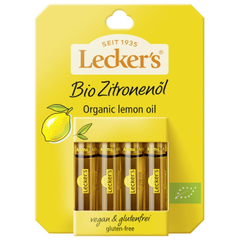 Leckers Zitronenöl, 100%, 2x4ml,  8 ml Packung