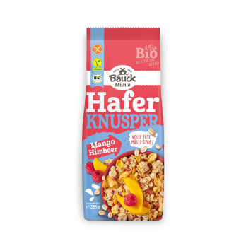 Bauckhof Hafer Knusper Müsli Mango glutenfrei