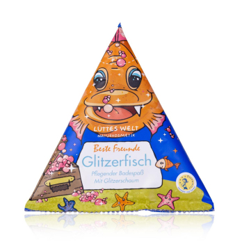 Lüttes Welt Badevulkan Glitzerfisch, 70 gr Stück