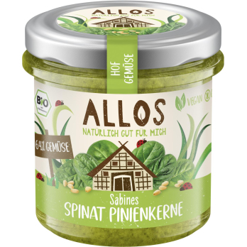 Allos Hof-Gemüse Steffis Spinat-Pinienkerne, 135 g