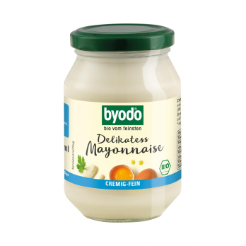 byodo Delikatess-Mayonnaise mit Ei, 250 ml Glas