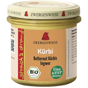 Zwergenwiese streichs drauf Kürbi, 135 g Glas