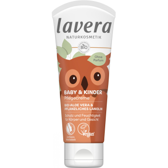 lavera Pflegecreme Baby & Kinder, 75 ml Tube
