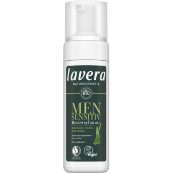 lavera Rasierschaum Men Sensitiv, 150 ml Flasche