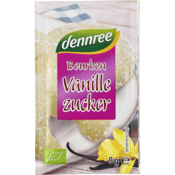 dennree Bourbon-Vanillezucker, 32 gr Packung