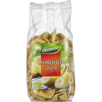 dennree Bananenchips, geröstet & leicht gesüßt, Ph