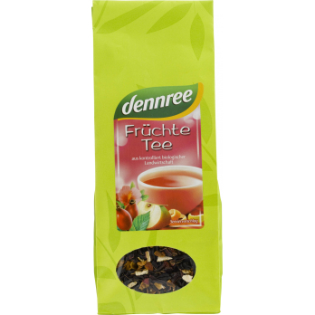 dennree Früchtetee, 100 gr Packung