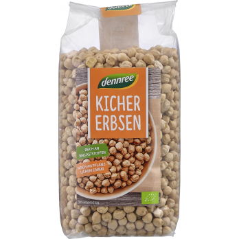 dennree Kichererbsen, 500 gr Packung