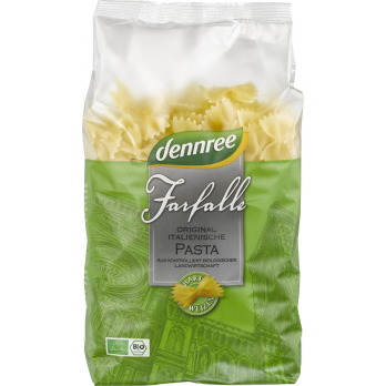 dennree Hartweizen-Farfalle (Schleifen), 500 gr Pa