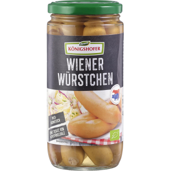 Königshofer Wiener Würstchen, 380 g Glas