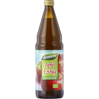 dennree Apfelessig, naturtrüb, 0,75 ltr Flasche