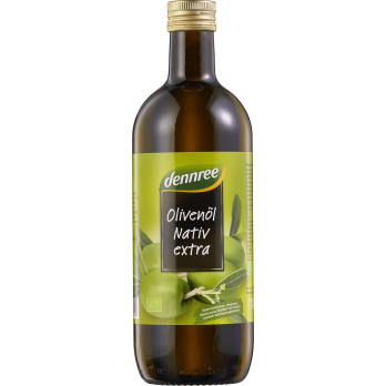 dennree Olivenöl nativ extra, leicht fruchtig, 1 l