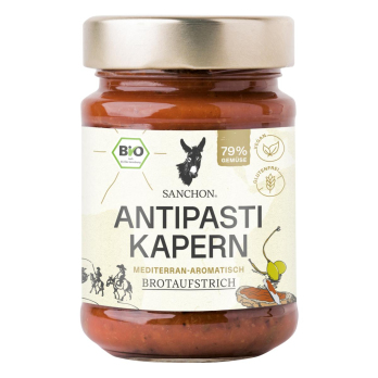Sanchon Antipasti Kapern Brotaufstrich, 190 gr Gla