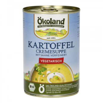 Ökoland Kartoffel-Creme Suppe, 400 gr Dose