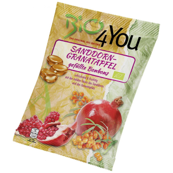 Bio4you Sanddorn-Granatapfel, 75 gr Packung