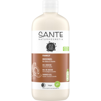 Sante Duschgel Bio-Kokos & Vanille, 500 ml Spender