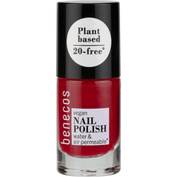 benecos Nail Polish vintage red, 5 ml Flasche