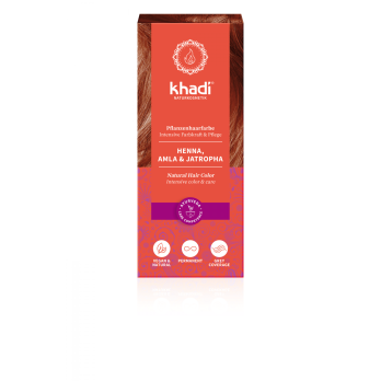Khadi Pflanzenhaarfarbe Henna, Amla & Jatropha, 10
