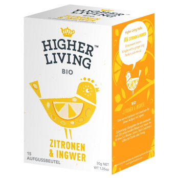 Higher Living Igwer & Zitrone, 2 gr, 15 Btl Packung