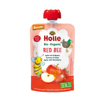Holle Red Bee Apfel mit Erdbeere