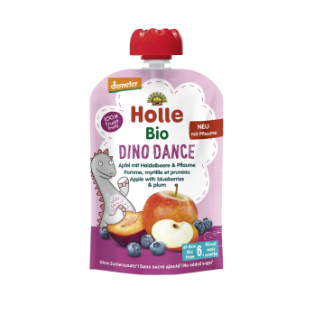 Holle Dino Dance Apfel mit Heidelbeere & Pflaume