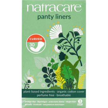 Natracare Slipeinlagen Geformt, 30 St Packung