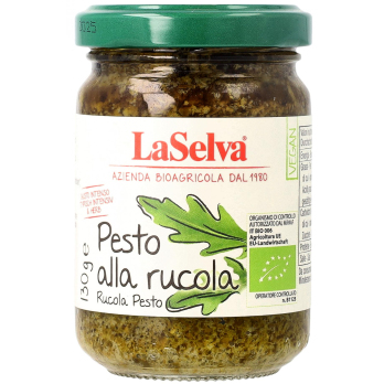 La Selva Pesto Rucola, 130 gr Glas