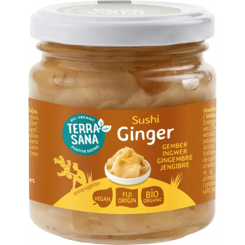 Terrasana Sushi Ingwer, 190 gr Glas (118 gr)