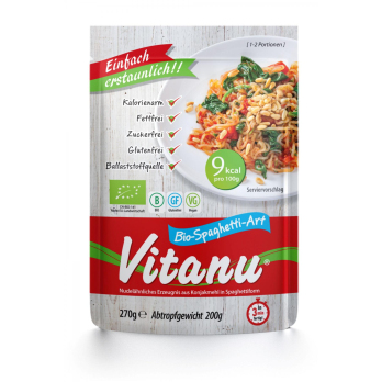 Vitanu Spaghetti, 270 gr Packung (200 gr) -glutenf