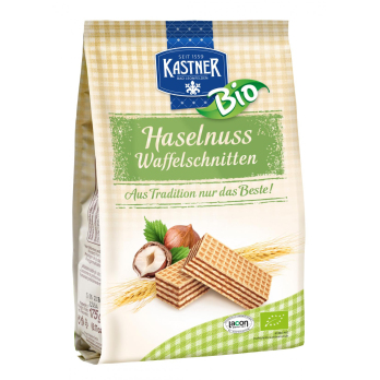 Kastner Vollkorn-Haselnuss-Waffeln, 175 gr Packung